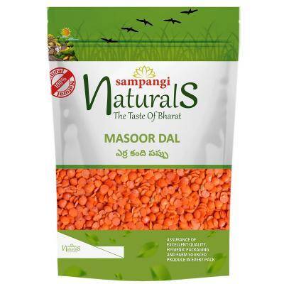 masoor dal organic sampangi naturals 500gm