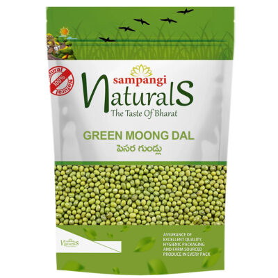 Sampangi Naturals Green moong pulses and dals