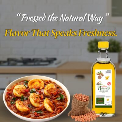 egg curry made with sampangi naturals ground nut oil
