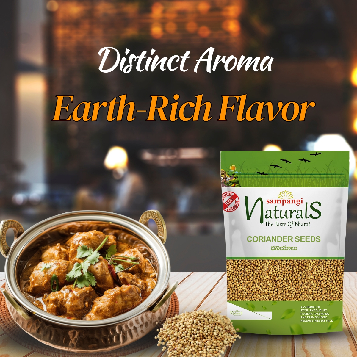 healthy masala made with sampangi naturals corriender seads