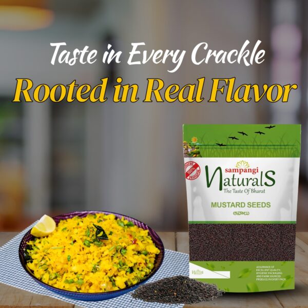 roasted in reel with sampangi naturals mustard seeds
