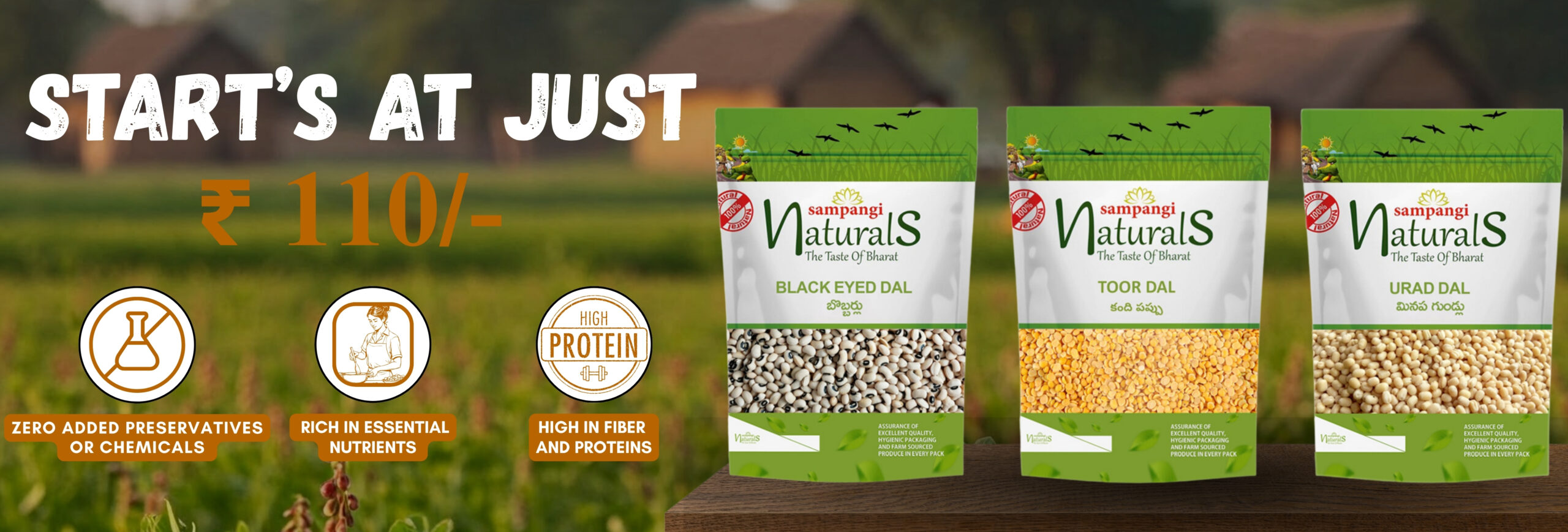 sampanig naturals dals and pulses