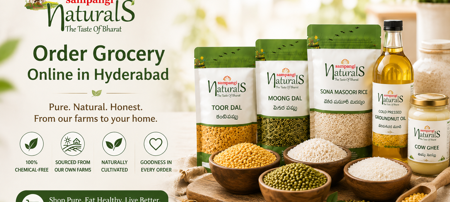 Order Online Groceries in Hyderabad Sampangi Naturals